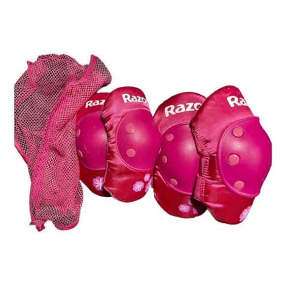 Razor Child Elbow and Knee Pad Set, Pink - Picture 4 of 4